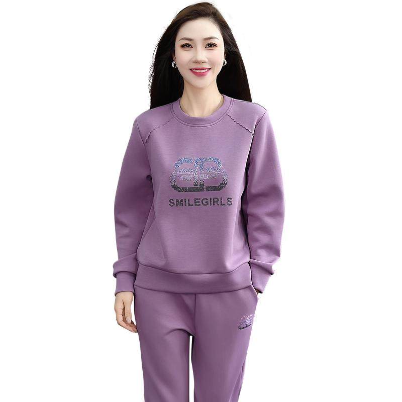 休闲运动套装女春96525221秋气新款时尚洋两妈妈韩版秋早户外跑步,淘宝优惠券,粉丝福利购,淘宝优惠卷