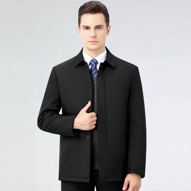 冬装新款男式棉服中保年老2187-R男士双层翻领暖爸爸袄棉衣棉厚外,淘宝优惠券,粉丝福利购,淘宝优惠卷