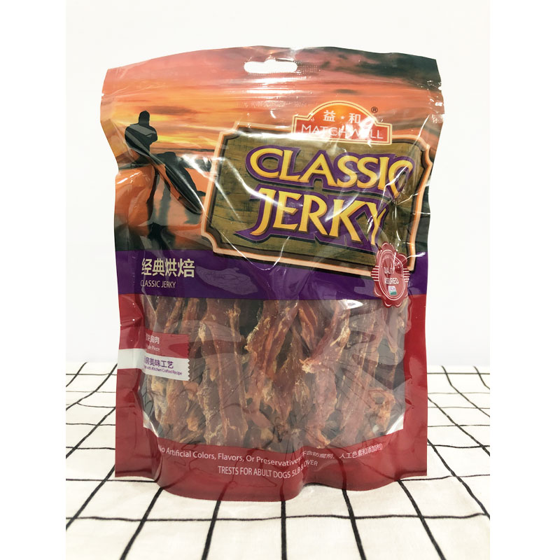 益和宠物狗狗零食鸡鸭肉干泰迪柯基金毛训练奖励400g