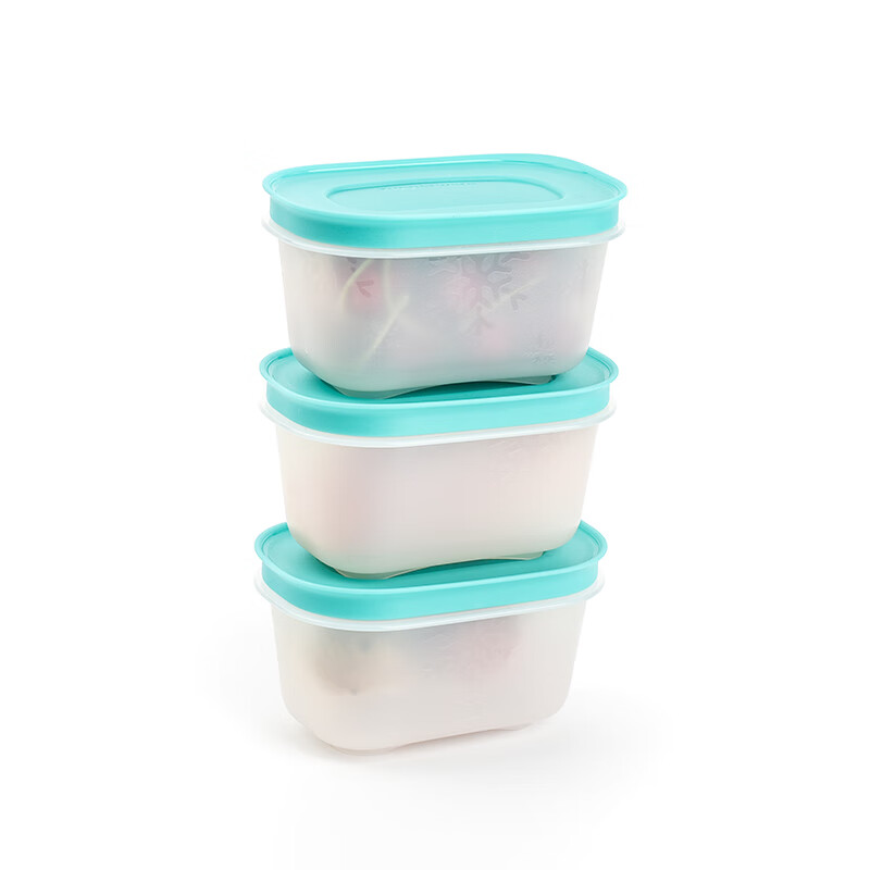 特百惠（Tupperware）170ml新冷冻迷你保鲜盒套装冰箱长方密封冷 - 图3