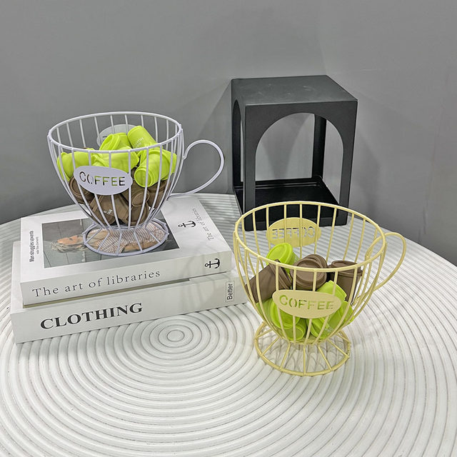 Coffee capsules and snacks candy storage