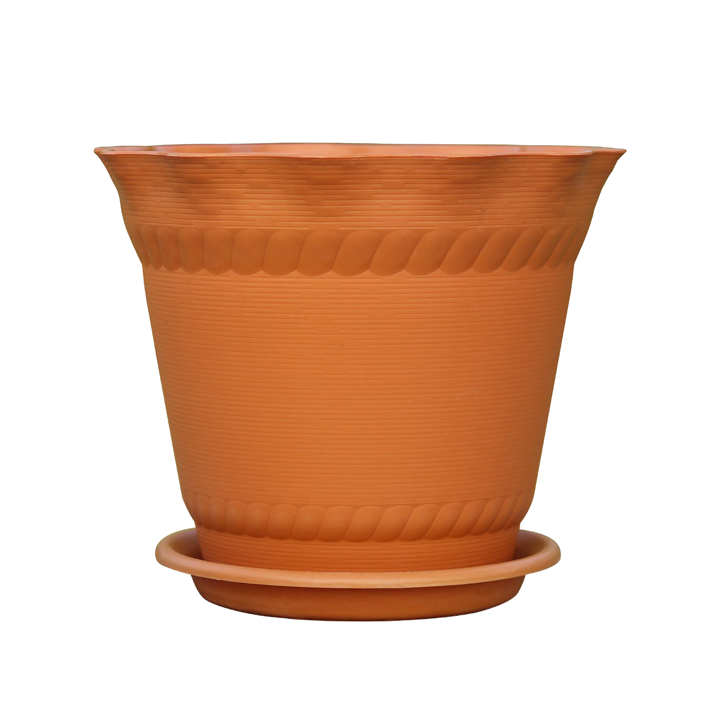 新款罗马塑料花盆加厚耐用阳台客厅多肉绿萝花盆树脂大号特价清仓 - 图3