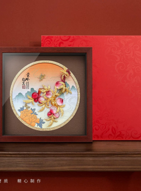 铜礼阁金箔荣休纪念摆件可定制