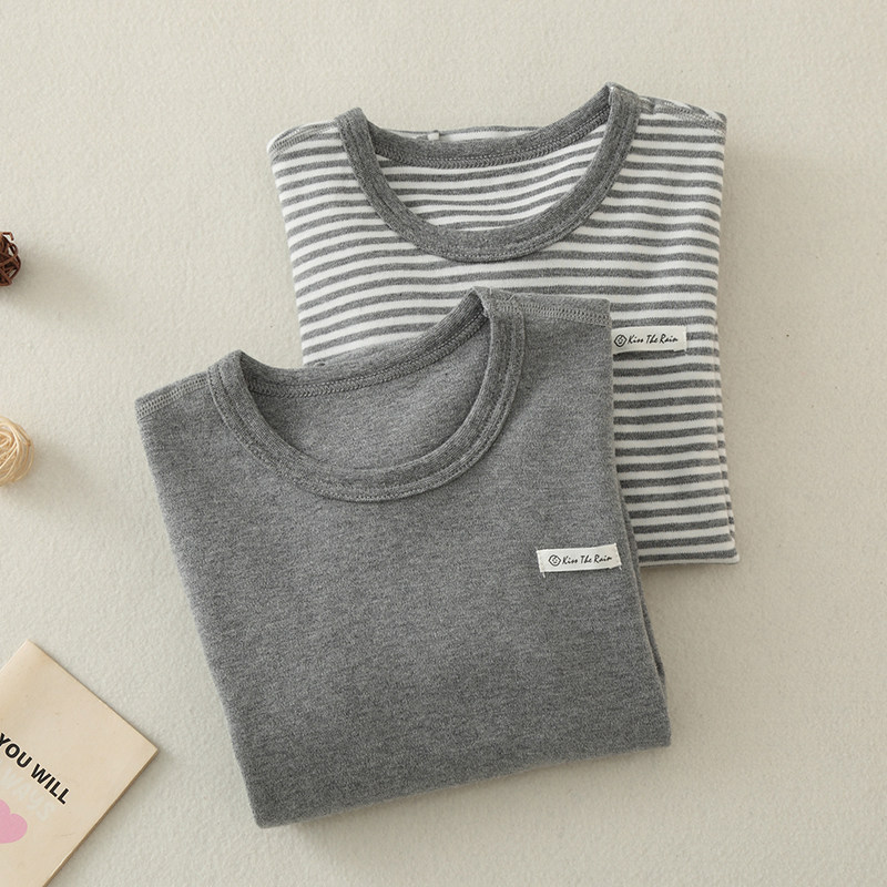 2件装儿童纯棉秋衣秋冬男童内穿长袖T恤磨毛无骨上衣宝宝打底衫,淘宝优惠券,粉丝福利购,淘宝优惠卷