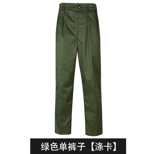 65式军裤大裆裤老式军裤的确良涤卡宽松耐磨老军装演出服老兵怀旧 - 图1