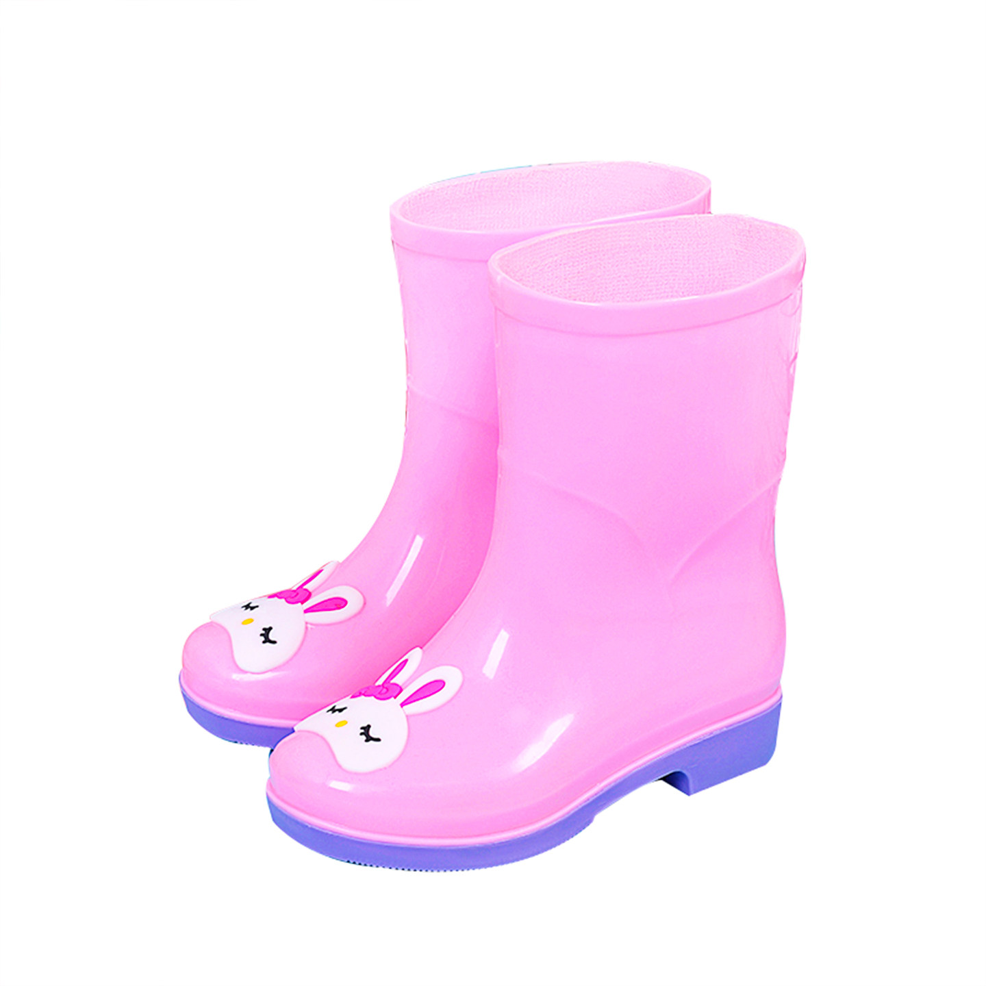 儿童雨鞋女童学生中大童防滑雨靴男童牛筋底时尚可爱卡通宝宝水鞋,淘宝优惠券,粉丝福利购,淘宝优惠卷