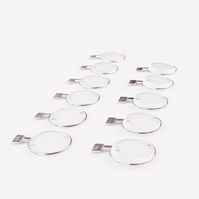 华辉金属圈棱镜插片试戴架散片子插片箱玻璃零片可插翻转拍双面镜 - 图1