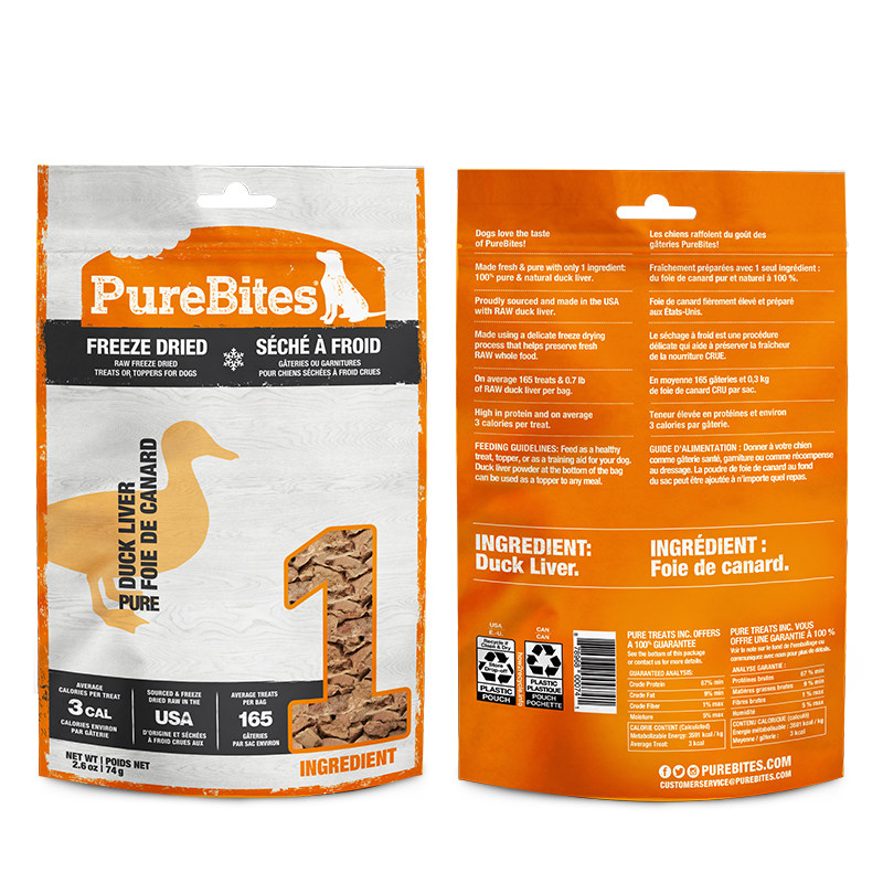 柴犬嘻嘻 美国进口PureBites璞百滋三文鱼鸡肉芝士鸭肝狗冻干零食,淘宝优惠券,粉丝福利购,淘宝优惠卷