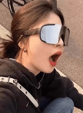 高级感骑行防风眼镜潮流男女户外运动太阳镜专业防沙欧美风护目镜