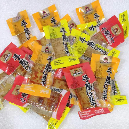 好巴食豆腐干小包装多口味手磨Q豆干零食四川特产麻辣休闲零食 - 图1