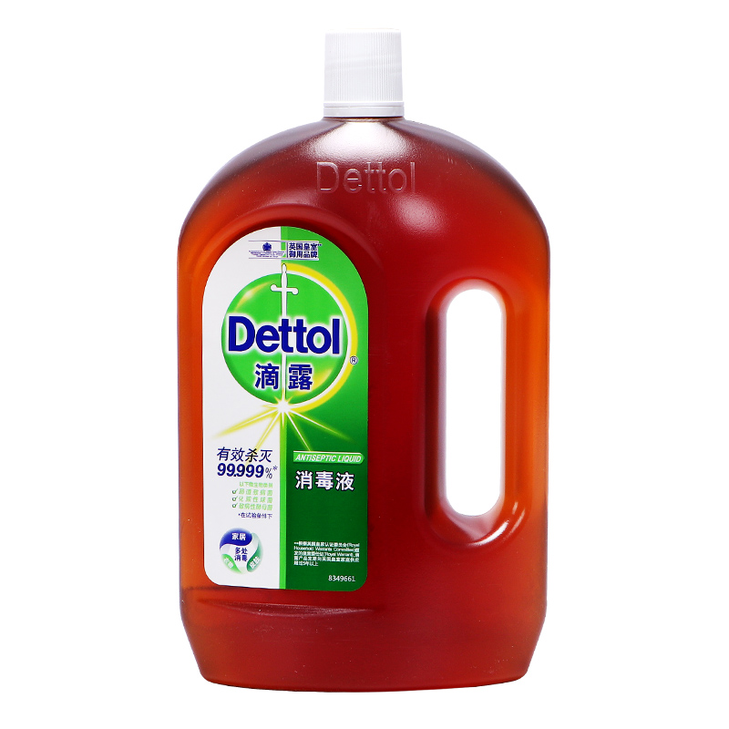 Dettol/滴露 1.8L消毒液皮肤衣物衣服家居家具地板有效杀菌除菌