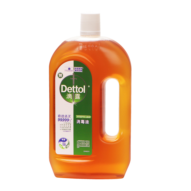 Dettol/滴露皮肤衣物家居家具消毒液1.2L×1瓶能有效杀菌99.999% - 图3