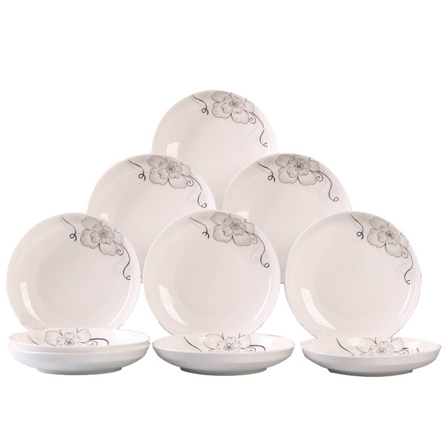 10 plates for dish plates for household use