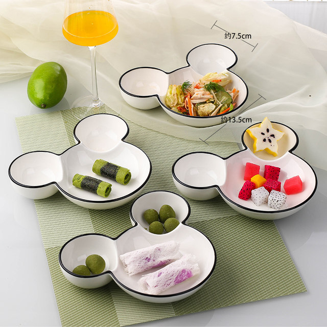 Nordic creative plate ins style children's Mickey