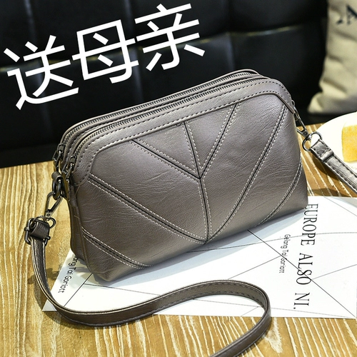 Вместительная и большая сумка на одно плечо, универсальная небольшая сумка, в корейском стиле, из натуральной кожи, для среднего возраста