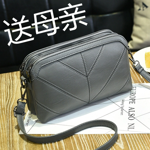 Вместительная и большая сумка на одно плечо, универсальная небольшая сумка, в корейском стиле, из натуральной кожи, для среднего возраста