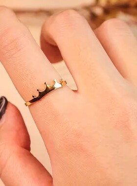 Bling原创欧美气质开口戒指Bling