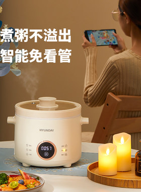 HYUNDAI现代迷你蒸煮炖电煮锅