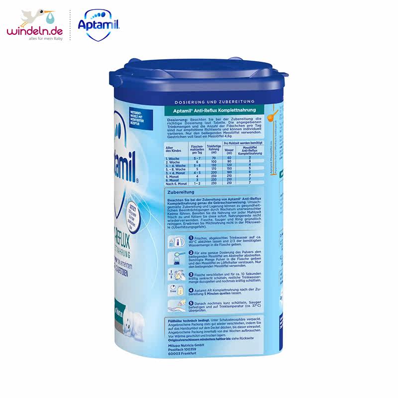 德国发货爱他美anti-reflux奶粉 windeln海外防腹泻/抗过敏奶粉