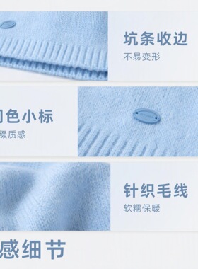 韩系软糯针织围巾女秋冬保暖百搭纯色仿羊绒围脖学生情侣长款披肩
