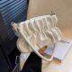 Fashionable and versatile pleated cloud chain bag