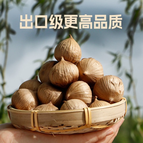 天合悠养黑蒜独头黑蒜黑大蒜出口级黑蒜头120天发酵厂家直供 - 图2