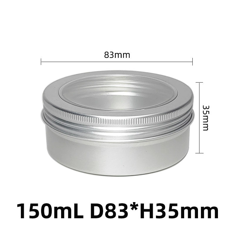 高颜值圆形开窗茶叶罐美甲铝盒金属盒多用途珠子吧唧手工包装盒,淘宝优惠券,粉丝福利购,淘宝优惠卷