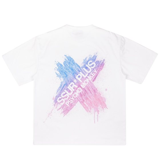 Gradient painted short sleeves painted SSURPCMY