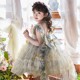 Girls Summer Wizard of Oz Princess Lolita Dress 2025 Summer New Children's Puffy Vest Dress