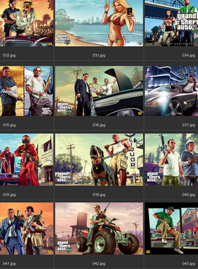 侠盗猎车手gta6海报墙贴纸游戏