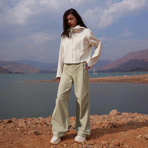 【软壳伞裤】户外工装裤春夏女宽松运动休闲长裤PT007 | 粒子狂热 - 图2