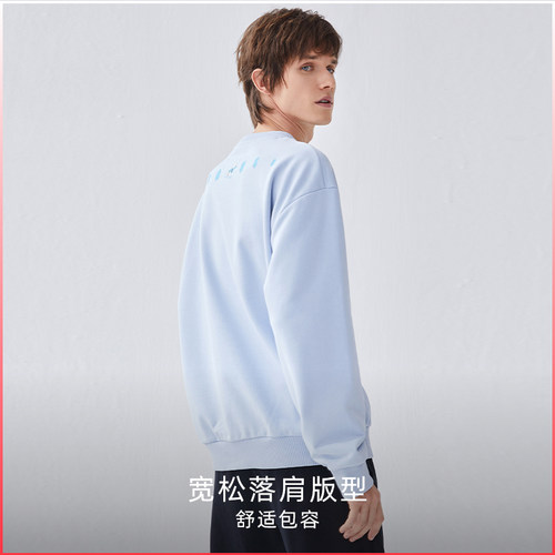 粒子狂热丨运动卫衣春秋男女中性情侣宽松户外休闲卫衣03810 - 图3