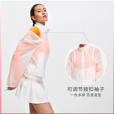 Куртка для йоги 粒子狂热pf运动外套女户外休闲宽松透气露肩舒适潮流跑步健身上衣