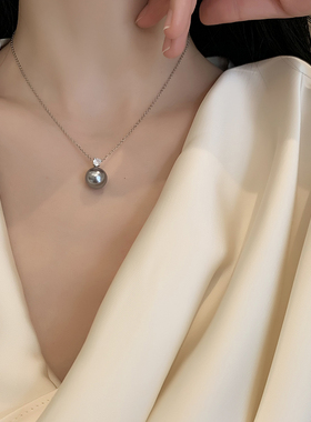 珍珠项链女配饰新款2024爆款锁骨链颈链choker轻奢小众气质高级感