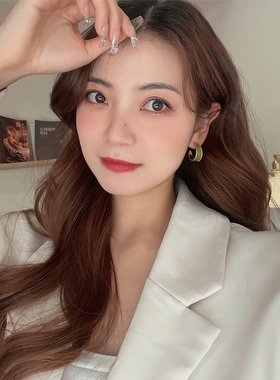 简约ins风法式无耳洞小众复古