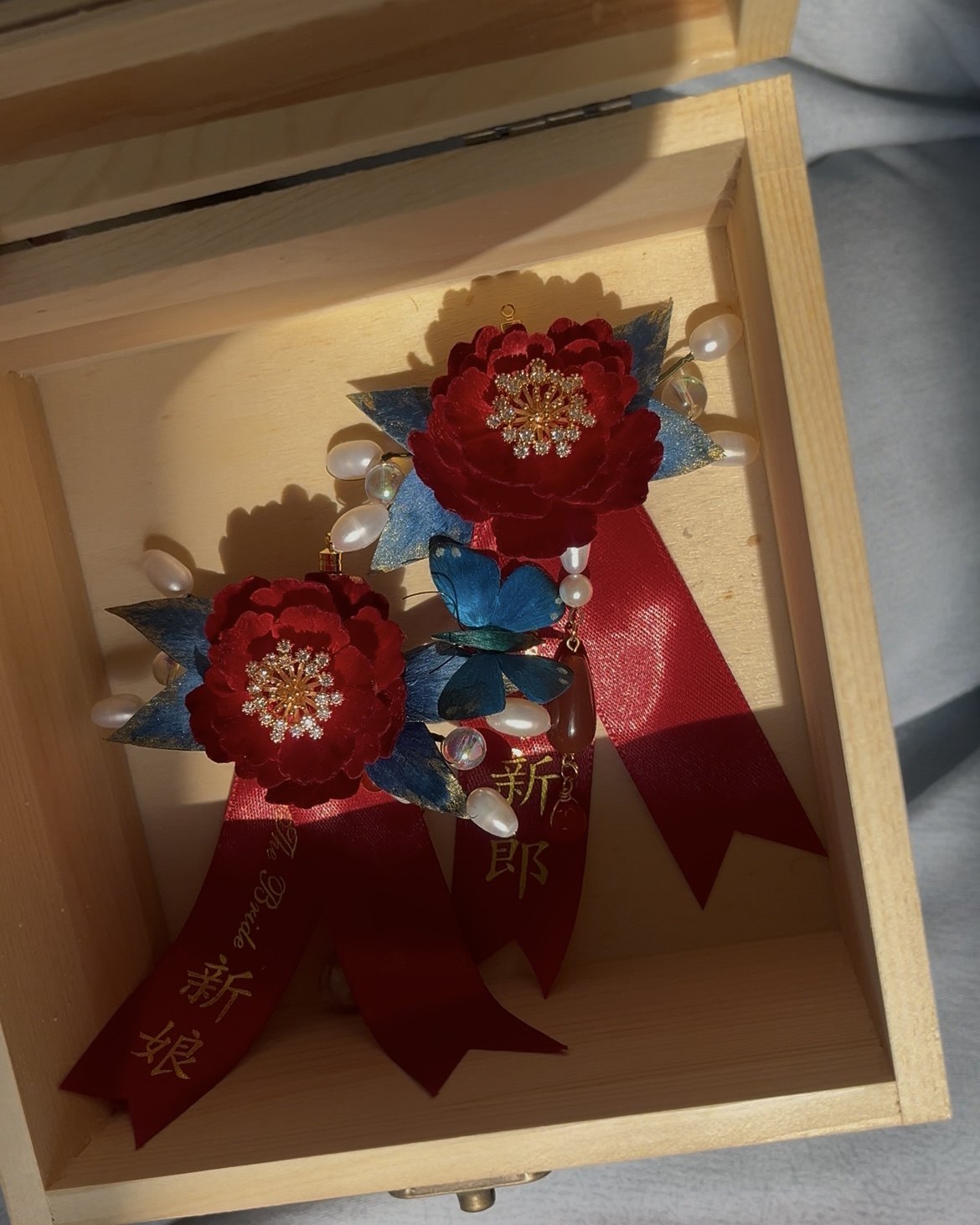 【一期一会手工坊】绒花胸花新郎新娘婚庆饰品配件材料胸针手作,淘宝优惠券,粉丝福利购,淘宝优惠卷