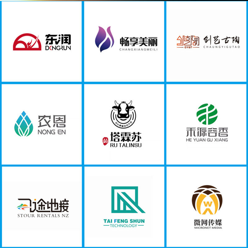 logo设计原创商标注册企业公司品牌包装VI字体卡通图标志满意为止_虎窝淘