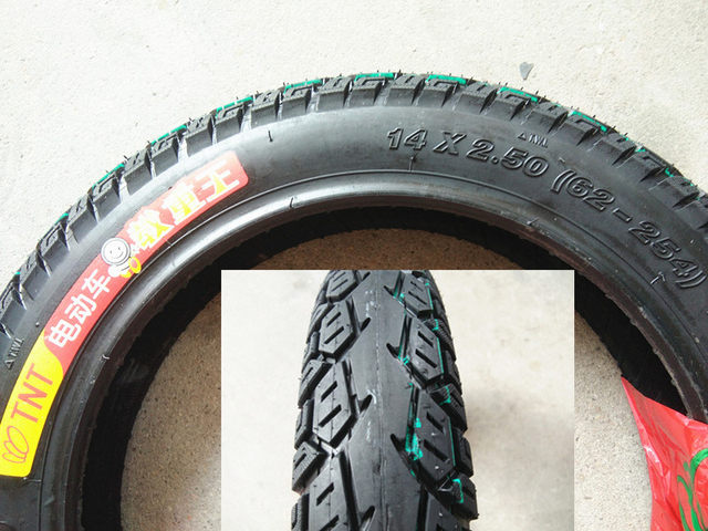 Electric vehicle tire vacuum 16*3.0 thickened and wear-resistant