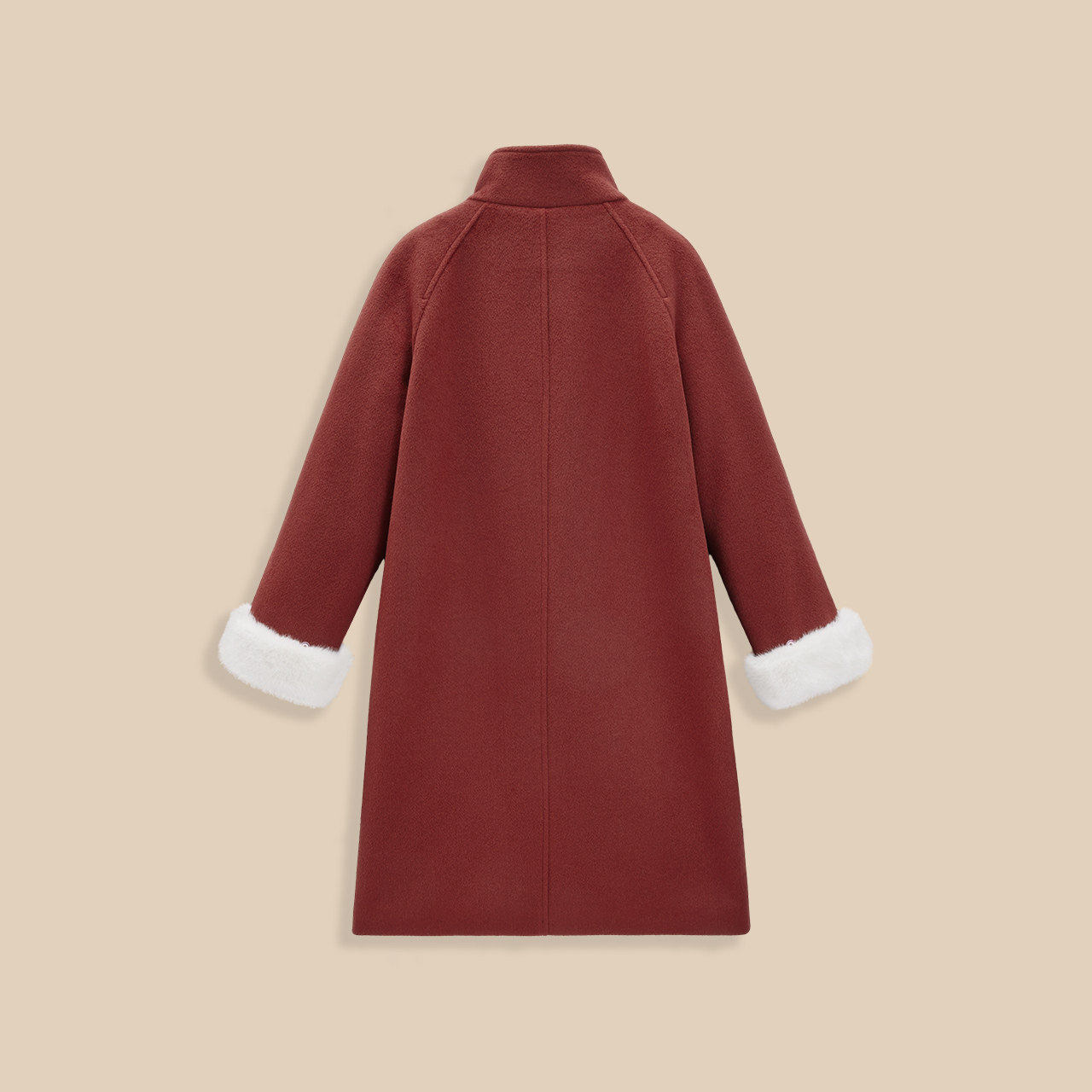 IEF/爱依服【小个子专属】2025冬季新款法式成熟气质感呢绒长外套,淘宝优惠券,粉丝福利购,淘宝优惠卷