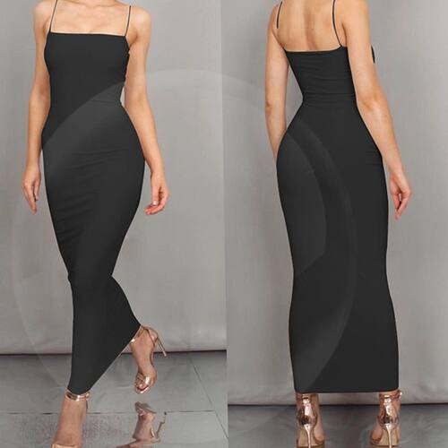 Pullover dress casual elegant ladies long long dress - 图1