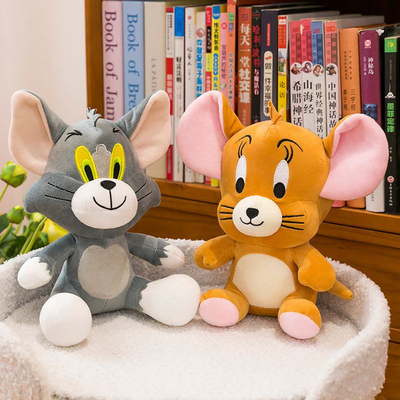 猫和老鼠公仔毛绒玩具汤姆猫杰瑞鼠可爱玩偶抱枕儿童生日礼物男孩,淘宝优惠券,粉丝福利购,淘宝优惠卷