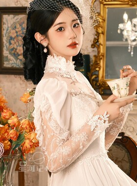 留洋大小姐新款个人写真服装民国留洋千金拍照衣服艺术照摄影服饰