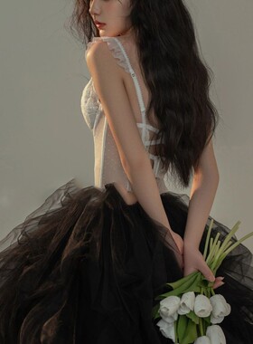 影楼暗黑精灵公主风写真主题服装时尚个性唯美私房艺术照摄影婚纱