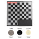 国际跳棋100格磁性折叠棋盘黑白色西洋棋子学生儿童成人亲子益智