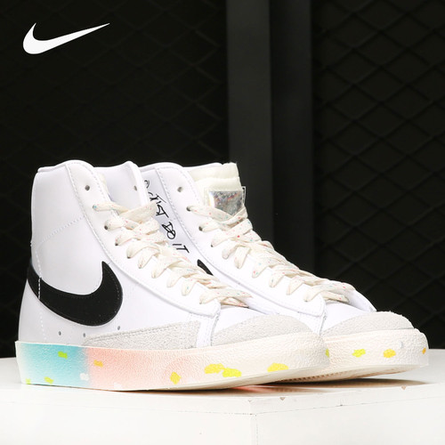 Nike/耐克正品男子开拓者BLAZER MID高帮休闲板鞋DJ4278-101 - 图2