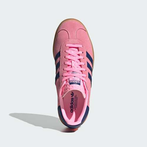 Adidas阿迪达斯GAZELLE BOLD 女经典厚底运动板鞋「T头鞋」H06122 - 图3