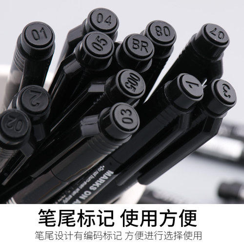 高达模型工具设计笔针管笔针笔漫画设计草图笔绘图笔勾线笔渗线笔 - 图2