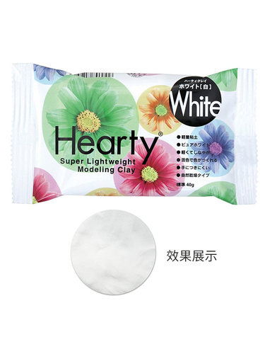 日本进口PADICO 帕蒂格Hearty系列轻量粘土超轻粘土彩泥10色可选 - 图3