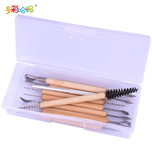 雕塑工具 精雕油泥泥塑刀diy软陶泥塑手办粘土陶艺泥塑工具套装 - 图3