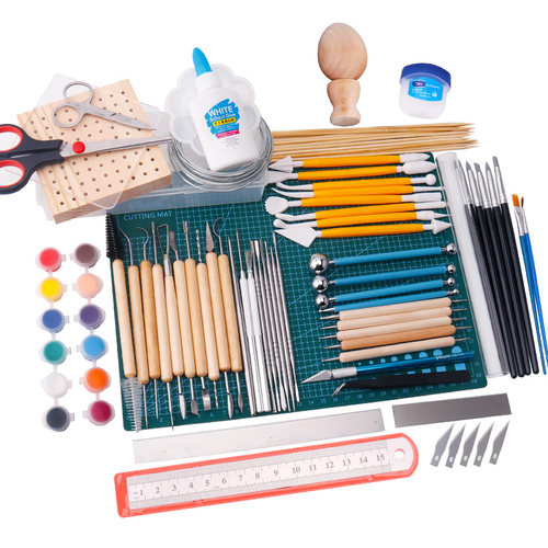 超轻粘土工具套装丸棒软陶泥雕塑初学者入门材料手办diy石塑黏土 - 图3
